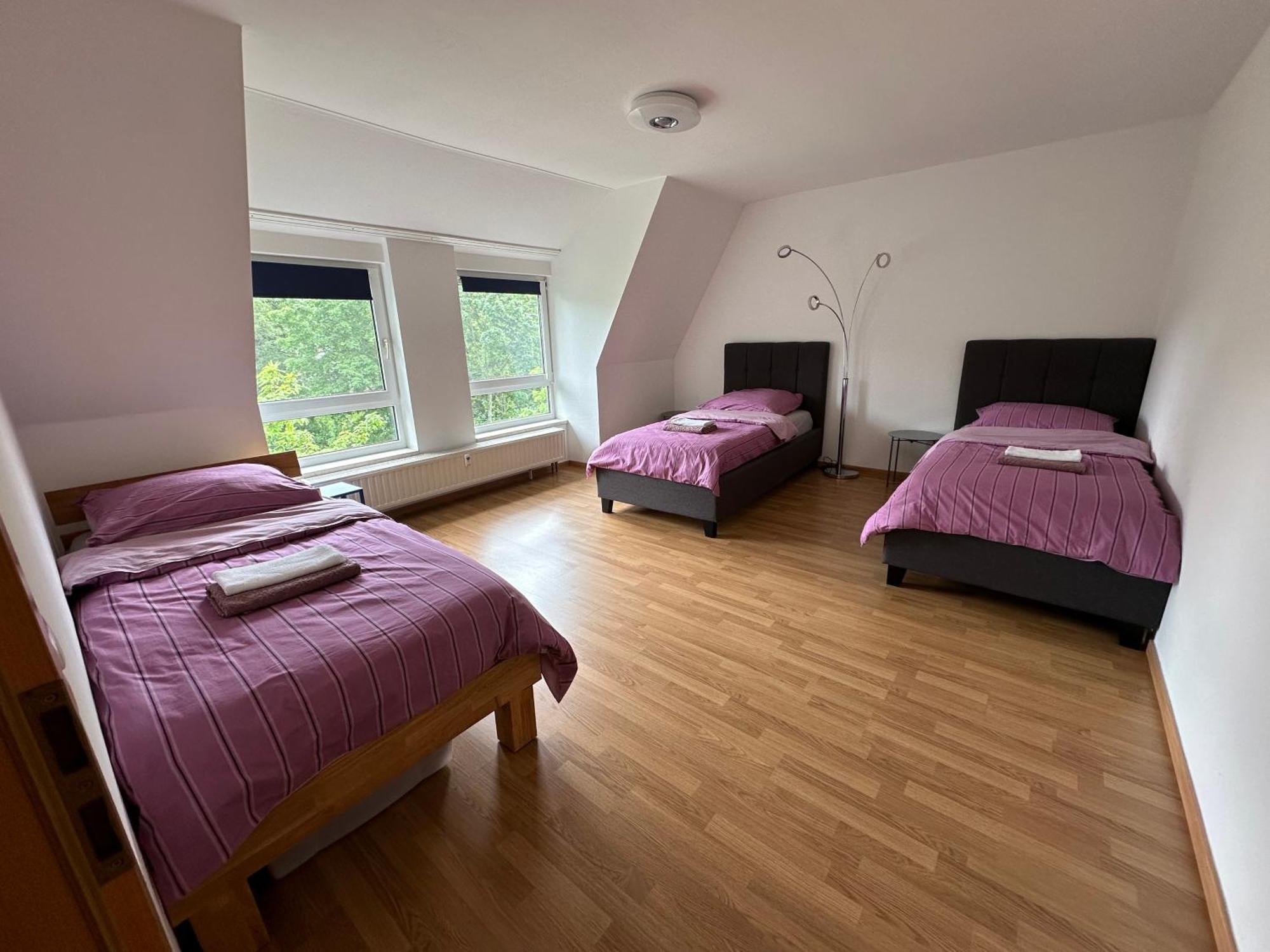 Grosses Apartment Im Dg Leipzig Exteriör bild