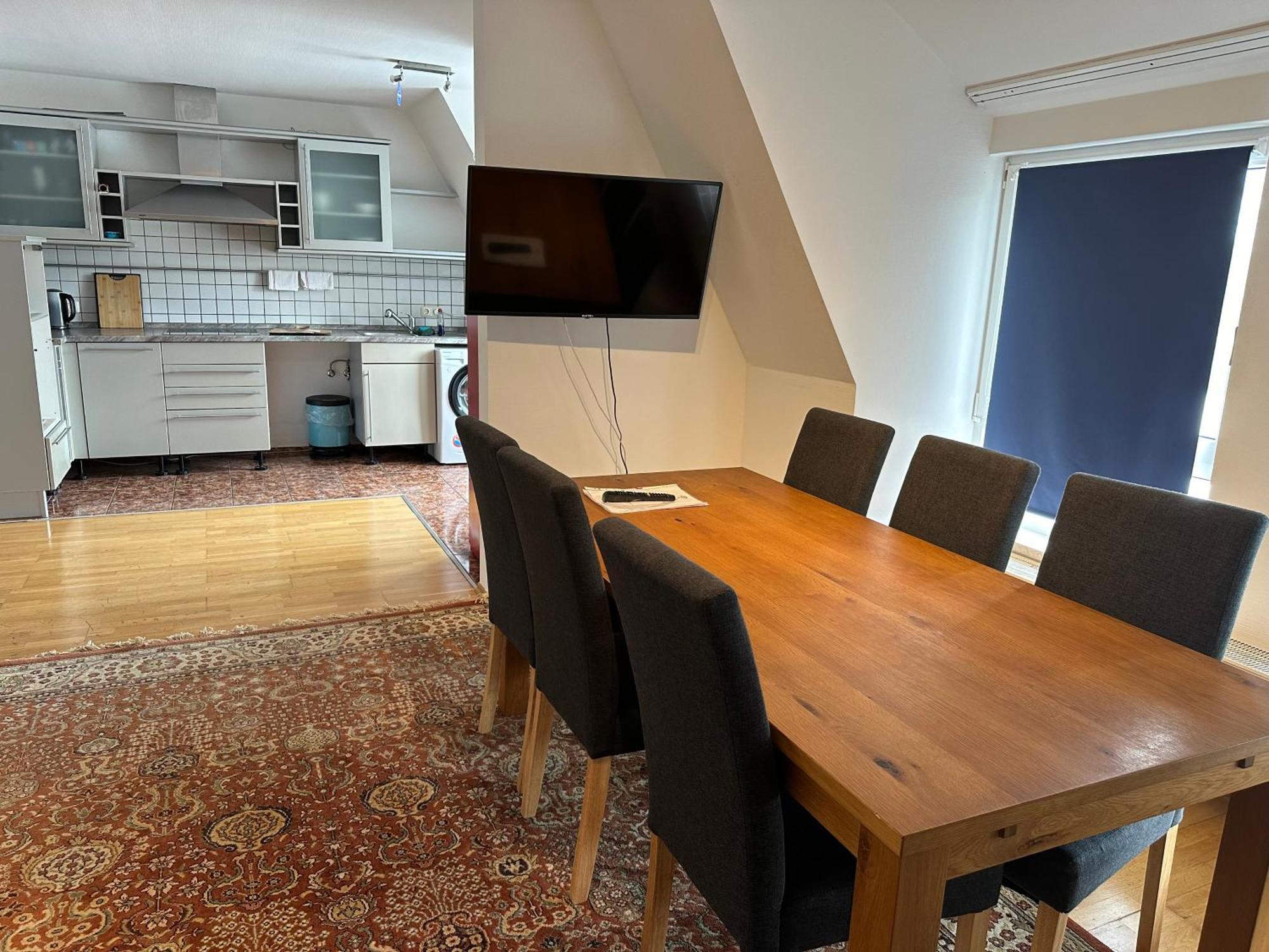 Grosses Apartment Im Dg Leipzig Exteriör bild